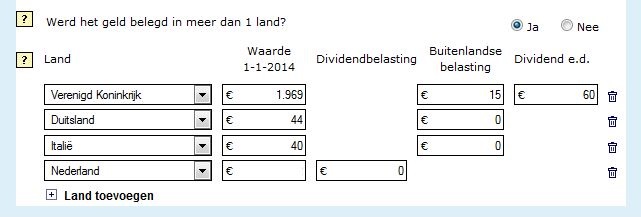 Buitenlandse beleggingen BIN.CK